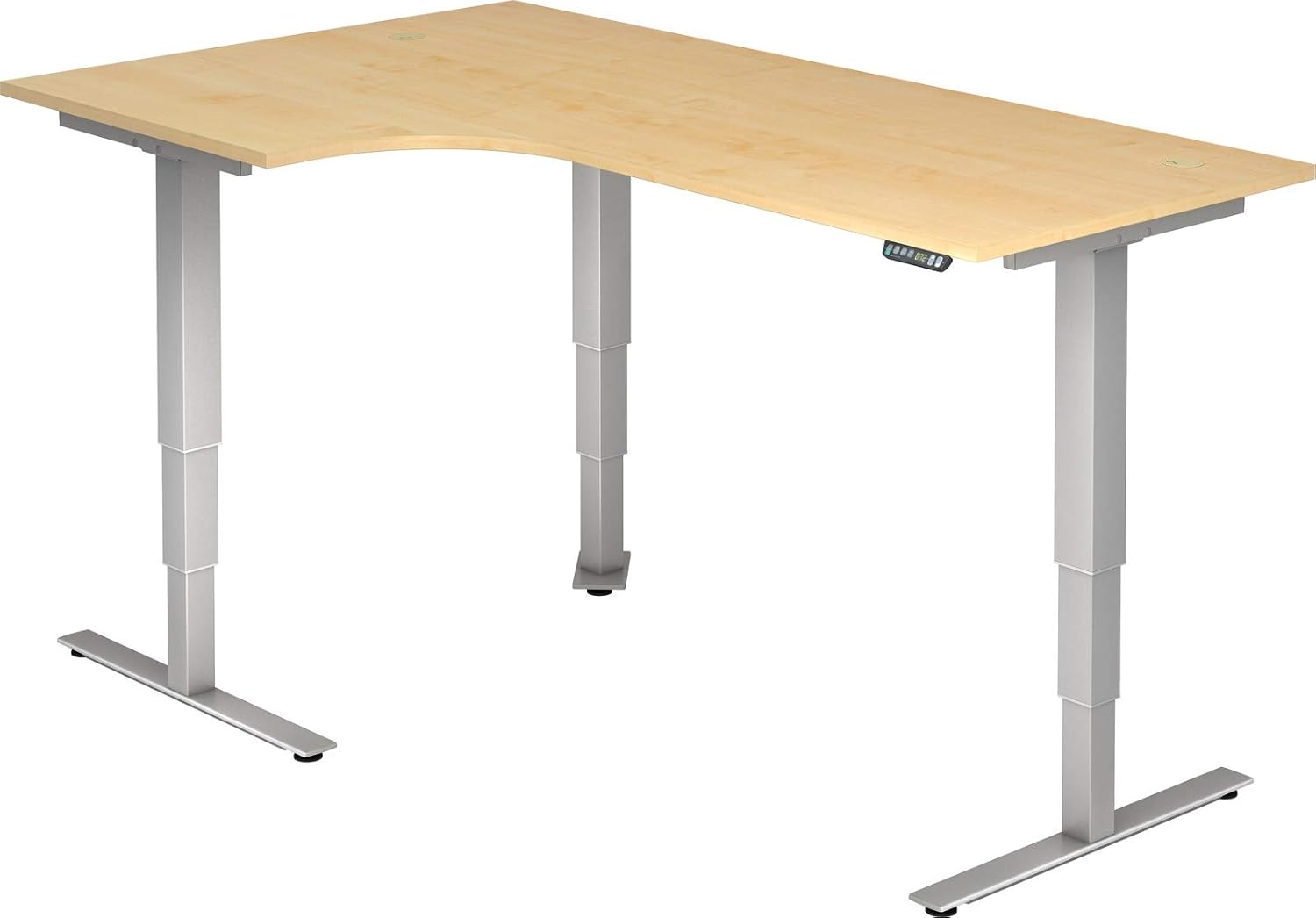 Bumo Ergonomischer Eckschreibtisch Elektrisch Hohenverstellbar Elektrischer Burotisch Hohenverstellbarer Buroschreibtisch Mit Memoryfunktion In L Form 200 X 120 Cm Ahorn Amazon De Kuche Haushalt