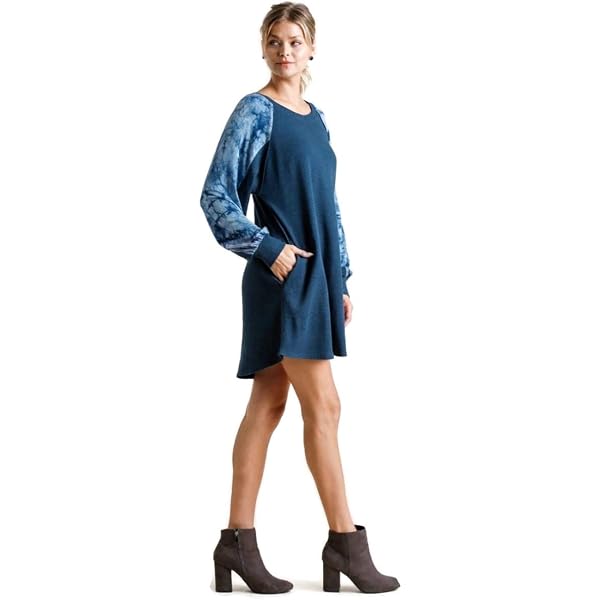 Stetson Women's 2309 Wine Aztec Dress - Long Sleeve Jersey Knit Party Dress With Keyhole Cutout