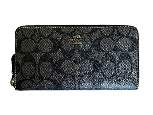 coach gunmetal wallet
