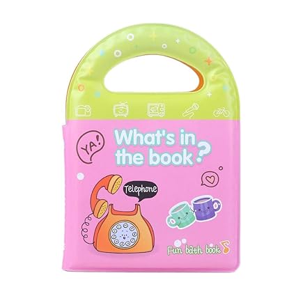 VIPECO Bath Books Baby Educational Toy EVA Tearing Resistance Books (Phone A540) Reliable Quality and Durable