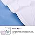 Brosive Waterproof Reusable Incontinence Bed Pads Washable Incontinence Underpads 6 Cups Absorbency,Non-Slip Mattress Protector for Adults,Kids and Pets(28
