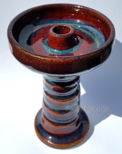 Hj ROOT BEER BROWN Harmony Hookah John Bowl Shisha Funnel Phunnel Tangiers Rainbow USA American Clay
