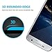 Cellacc Galaxy S7 Edge Screen Protector, Full Coverage and bubble free Tempered Glass Screen Cover for Samsung Galaxy S7 Edge-Transparent