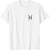 Zodiac Sign Pisces (Vintage Black) T-Shirt