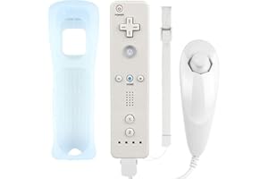 Remote Controller and Nunchuk Combo Bundle Set for Nintendo Wii