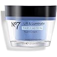 Boots No7 Lift and Luminate Night Cream, 1.6 Fl. Oz.