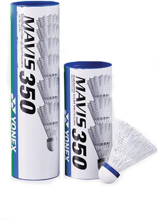 YONEX Mavis 350 Badminton Medium Speed Nylon Shuttlecock, 1 Dozen, 2 Tube : Sports & Outdoors