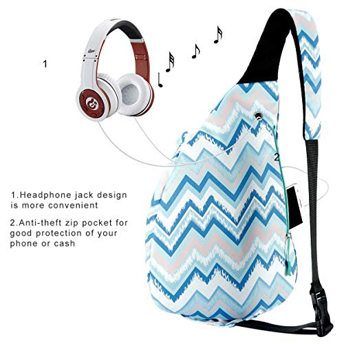 KAMO Sling Backpack - Rope Bag Crossbody Backpack Travel Multipurpose Daypacks for Men Women Lady Girl Teens