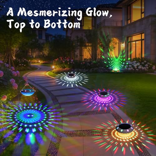 AearKing Floating Pool Light with Remote Control, Top and Bottom Color Solar Pool Light, LED Pool Light with RGB Dynamics, IP68 Waterproof Floating Pool Lamp IP68-2 Pieces