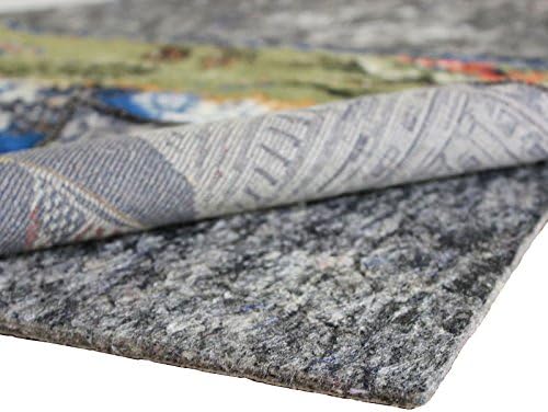 Rug Pad Central 5-Feet Round 1/4'' Thick Felt and Rubber Rug Pad