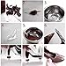 KALAIEN High Heel Shoes Chocolate Candy Mould Bundle 3D Molding Fondant Cake Moulds Big Size