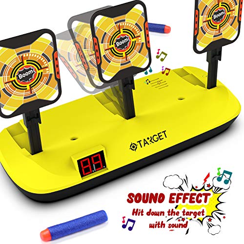 Jionchery 2019 Upgrade Electronic Shooting Target for Nerf Guns Auto Reset Digital Targets for Shooting Games with Wonderful Light and Sound Effect, Ideal Toy for Boys and Girls - Thumbnail 4