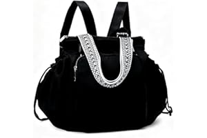 GRLUVXO Multifunctional Travel Organizer Bag for Women Diaper Backpack Tote Ekon Essential Everyday Bag 15 Pockets with Large Capacity for Travel Work Daily Use (Black)