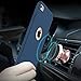 iPhone 7 Case, Haobuy Shock-Absorption Anti-Fingerprint Invisible Built-in Magnetic Metal Plate Phone Case, Ultra Thin Slim Protective Cases Cover for iPhone 7 4.7'' - Blue [Matte Material]