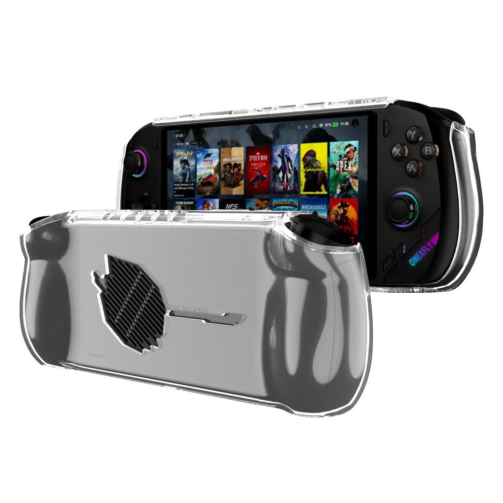 Photo 1 of Voikoli Handheld Game Console Anti-Fall Shockproof Shell Skin Silicone Grip Protective Cover Sleeve Gaming Player Case for ONEXPLAYER Onexfly F1 PRO/F1 7 inch Game Console