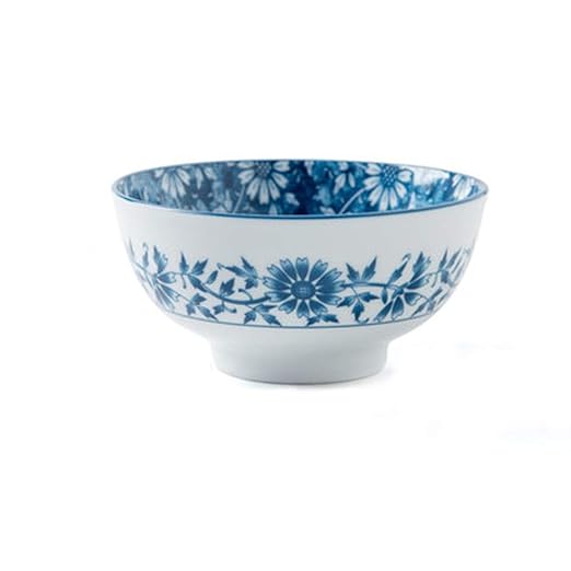 Tazón Plato de arroz SIF Japonés Tazón de Azul y Blanco Vajilla de ...
