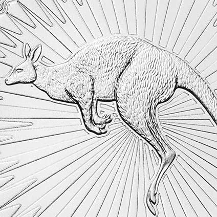 2023 P 1 oz Australian Silver Kangaroo Coin Brilliant Uncirculated with Certificate of Authenticity $1 Seller BU