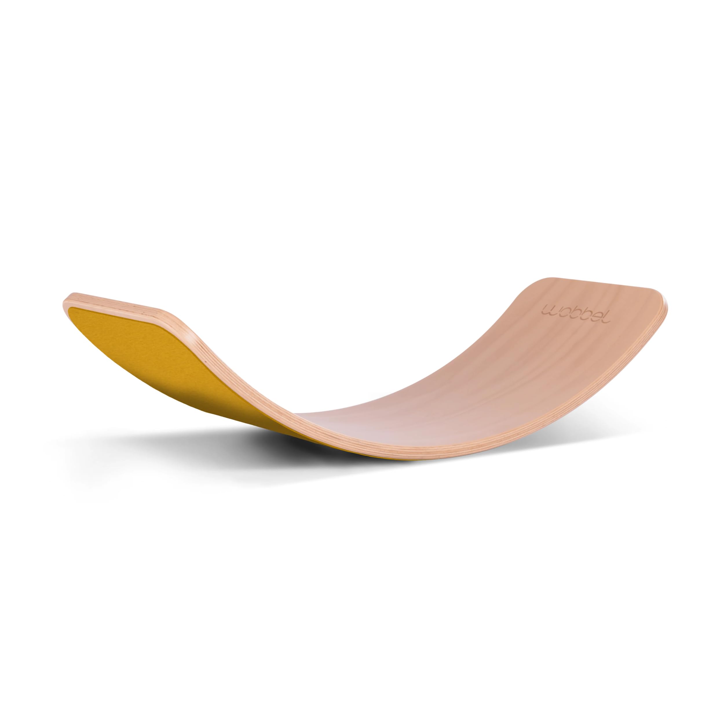 Wobbel Original blank Lacquered Felt Mustard