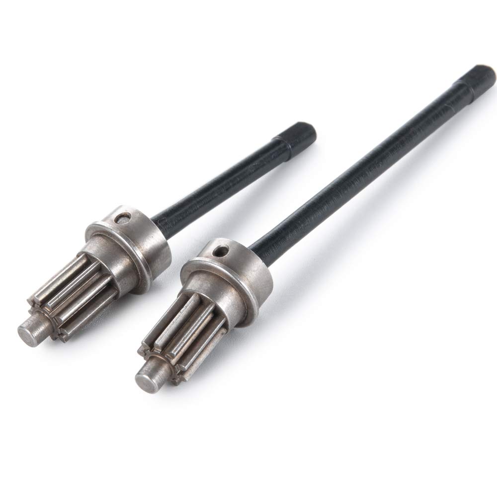 AXspeed 1Pair Steel Front Axle CVD Shaft for 1: 10 RC Crawler TRX-4