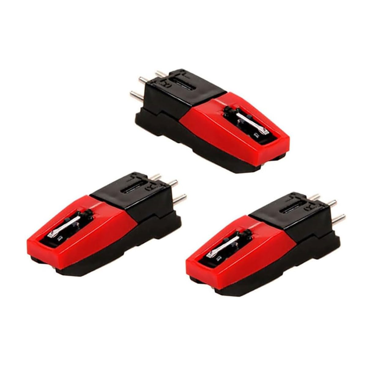 Alnicov 3PCS Record Player Needles Vinyl Record Player Turntable Cartridge for Vinyl Record Player Vintage LP