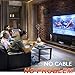 [2019 Newest] TV Antenna, Double-Sided Digital Indoor HDTV Amplified Antennas 140+ Miles Range with Smart Switch Amplifier Signal Booster, Free Local Channels 4K HD 1080P VHF UHF All TV's - 17ft Cable