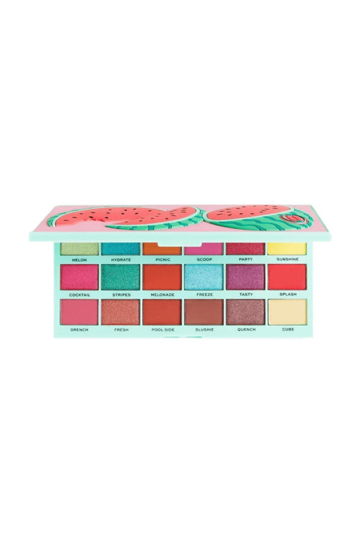 I Heart Revolution Tasty eyeshadow palette, watermelon palette de sombras: