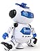 DeXop Kids Electronic Robot Dancing Robot Smart Space Robot Astronaut Music Light Toy (Blue)