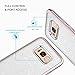 Case Compatible with Samsung Galaxy S8, BENTOBEN Bling Glitter Chrome Stripe Design Hybrid TPU PC Dual Layer Shockproof Slim Protective Phone Case Cover for Samsung Galaxy S8 (5.8 Inch), Rose Gold