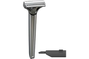 SUPPLY Single Edge SE Razor for Men – Premium Metal Razor with Nick-Guard Safety Bar for an Easier, Low-Irritation Single-Blade Shave – Includes 8 Japanese Injector Blades – Classic Matte