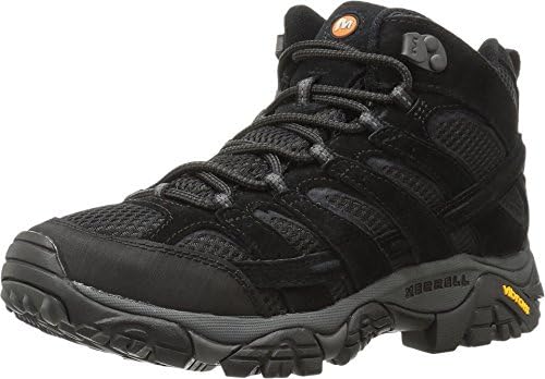 Merrell Moab 2 Mid Waterproof Hiking Boots‎ Vibram Black 7.5 Men\'s J036577 Mens Merrell Moab 2 Vent Mid Hiking Shoe main image 2