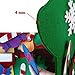 Amandir DIY 3.2ft Felt Tree with 32 Wall 2 Pcs Banner, for Kids Toddlers Handmade Xmas Gifts Home Door Christmas Decorations Ornaments, Colourful