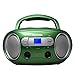 Toshiba TY-CRS9(G) Portable CD Boombox with Am/FM Stereo and Aux Input Metallic Greenthumb 3