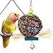 MAIYUAN Bird Chewing Toys for Parrots Natural Rattan Ball Cage Toy Preening Toy for Bird Parrot African Greys Budgie Cockatiel Parakeet Lovebird Cage Toy