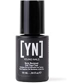 Young Nails Gel Top Coats &amp; Base Coat - High Gloss Shine, Clear Gel Polish Top Coat, UV &amp; LED, Gel Acrylic Dip Powder Nails
