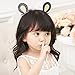 OneDor Sparkle Shiny Hair Bow Ribbon Clip sets for Babies, Toddlers, Young Girls, and Children (Animal-8 Pairs)