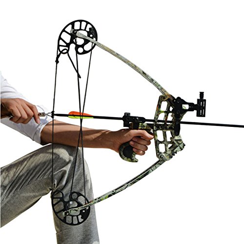 Smarty 40-50lbs Triangle Compound Bow Magnesium Alloy Camo Archery Hunting Bows Kit - Thumbnail 6