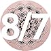 CASEOWL iPhone 7/iPhone 8/SE 2nd (2020) Case Wallet with Detachable Slim Case Fit Magnetic Car Mount,Card Solts Holder,Embossed Mandala Pattern Flower Floral Vegan Leather Flip Wallet Case[Rose Gold]
