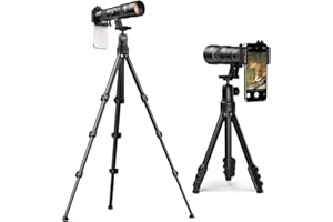 MIAO LAB 20-60X Zoom Telephoto Lens, High Power Telephoto Mobile Cell Phone Lens with Tripod & Universal Phone Clip, for iPhone 16/15/14/13 Series, Samsung, Android Phone and Most Smartphone