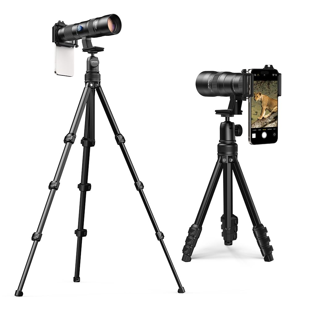 Photo 1 of MIAO LAB 20-60X Zoom Telephoto Lens, High Power Telephoto Mobile Cell Phone Lens with Tripod & Universal Phone Clip, for iPhone 16/15/14/13 Series, Samsung, Android Phone and Most Smartphone