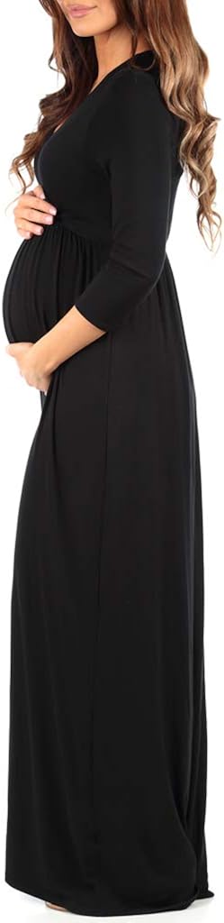 Women's Wraped Ruched Maternity Dress at  Women’s Clothing store