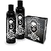 BEARD GAINS Pristine Scented Beard Wash Bundle Kit W/Shampoo, Conditioner and Soap Bar | Eliminate Itch & Dandruff & Soften Facial Hairs | MADE in USA