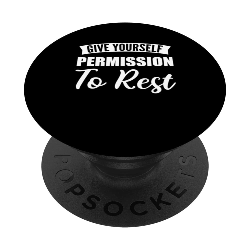 Permission to Rest Spa Addict PopSockets Swappable PopGrip