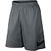 NIKE Men's Basketball Shorts, Cool Grey/Cool Grey/Cool Grey/Black, Large