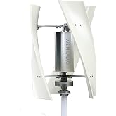 8000W No Noise Low Speed Vertical Axis Wind Power Turbine Generator+220V Space Saving Windmill Generator Suit for Home/RV/Marine Wind Turbine Generator Kit