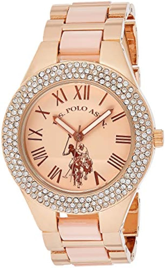 U.S. Polo Assn. Women's Quartz Watch with Alloy Strap, Silver, 19.8 (Model: USC40219)
