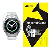 Gear S2 Screen Protector, Bowhead Samsung Gear S2 Glass Screen Protector - [Tempered Glass] 9H Hardness, Bubble Free