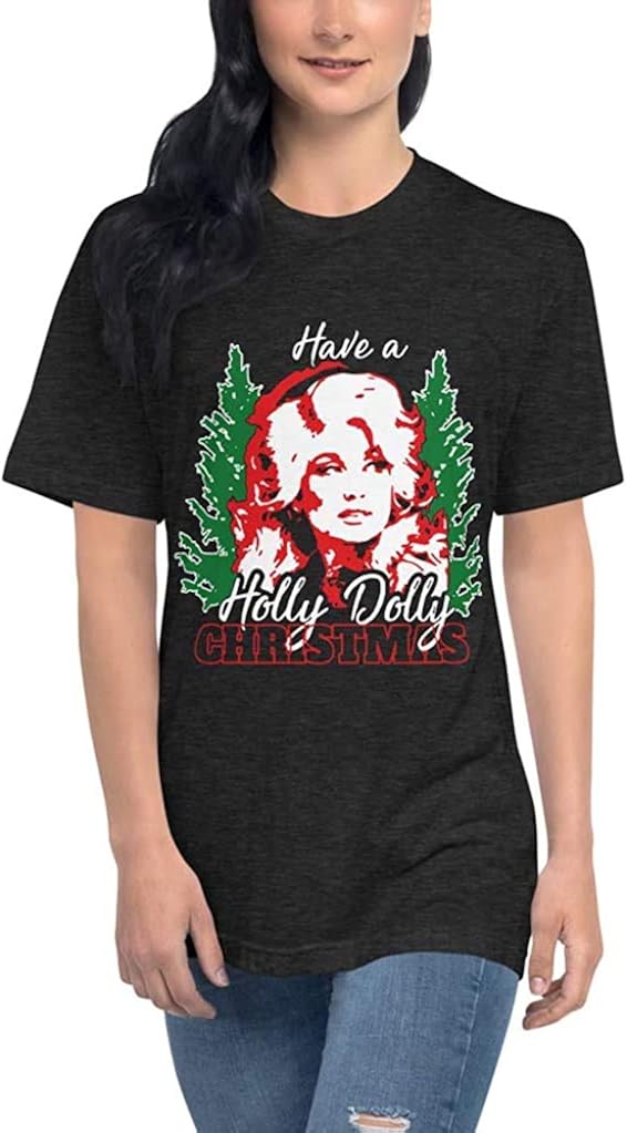 a holly dolly christmas shirt