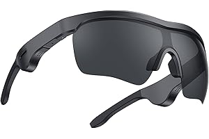 Vonaural Sound Shades Smart Audio Sports Sunglasses with Lenses UV400 & Bluetooth Connectivity, for Men&Women, CVC 8.0 Noise Cancelling Clear Call, IP5 Waterproof, 5H for Travel/Sports
