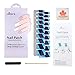 HIGH'S 20 pcs Nail Wraps Decals Art Transfer Sticker Collection Manicure DIY Fullnail Polish Patch Strips for Wedding, Party, Shopping, Travelling (Grand piano)