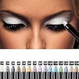 Eyeshadow Pencil, Bestpriceam Big Smokey Eyes Shimmer Eye Shadow Stick Jumbo Eye Shadow Eye Liner Pencil (Brown New)